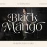 Font - Black Mango