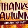 Font - Thanks Autumn