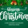 Font - Christmas Blessings