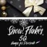 50 Snowflake Stamps for Procreate