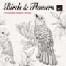 Birds and Flowers Stamp for Procreate