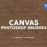 15 Canvas Photoshop Stamp Brushes
