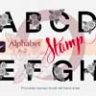 Alphabet Stamps Brush Procreate