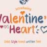 Font - Valentine's Heart