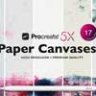Procreate Paper Texture Canvases