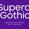 Font - Supera Gothic