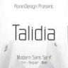 Font - Talidia