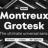 Font - Montreux Grotesk