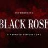 Font - Black Rose