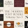 The Modern Font Bundle (Vol.3)