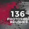 136 Photoshop Brushes (Dust, Smoke, Watercolor, Blood)