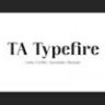 Font - TA Typefire