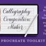 Calligraphy Composition Maker for Procreate