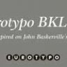 Font - Eurotypo BKL
