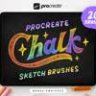 Procreate Chalk Sketch Brushes