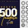 500 Mandala Vector Collection