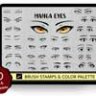 Anime Eyes 30 Procreate Brush Stamps