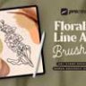 Procreate Floralia Line Art Brushes