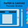 Procreate Paper & Canvas Brushes
