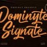 Font - Dominyte Signate