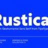 Font - Rustica