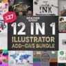 12 IN 1 Illustrator Add-ons Bundle
