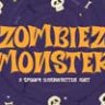 Font - Zombiez Monster