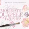 Aquarelle Brushes: Procreate