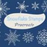 Snowflake Procreate Brush Stamps