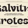 Font - Galvitra