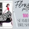 Procreate Flowers Seamless Pattern Brush