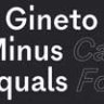 Font - Gineto
