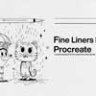 10 Fine Liner Brushes Procreate