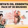 Oil Essentials Pack of 30 Brushes Procreate