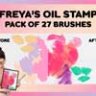 Oil Stamp Pack of 27 Brushes Procreate