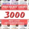 COLOR BUNDLE - 3000 Procreate colors