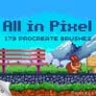 179 Procreate All in Pixel art brush