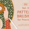 Pattern Brushes for Procreate Vol. 3 - Terrazzo, Waves, Dots