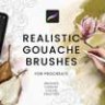 Realistic Gouache Procreate Brushes