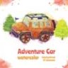 Adventure Car - 47 Watercolor for Adobe Illustrator