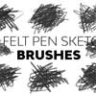 Felt Pen Sketch Brushes Photoshop