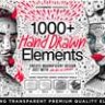Hyper Hand Drawn - 1000 PNG Elements