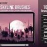 Procreate City Skyline Creator Brushes