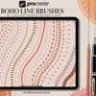 Boho Line Brushes Procreate