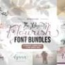 The Beauty Flourish Font Bundles